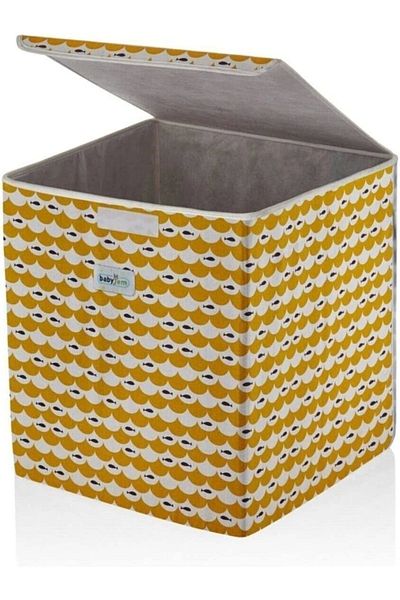 Babyjem Practical Folding Toy Box 40x43 Cm Brown Fish