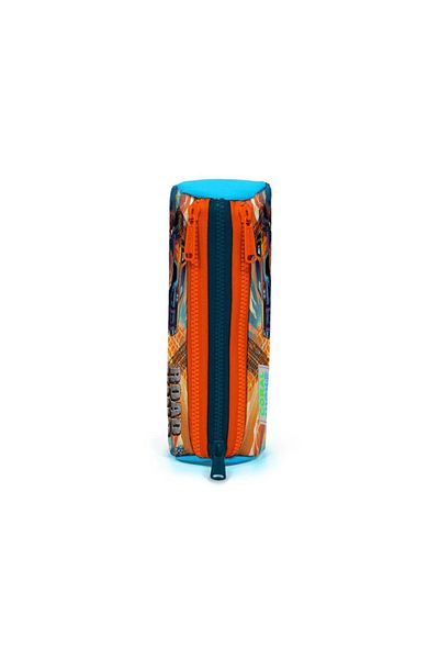 Coral High Μπλε πορτοκαλί High Wheels Truck με μοτίβο τριών διαμερισμάτων τσάντα μολυβιού 22094