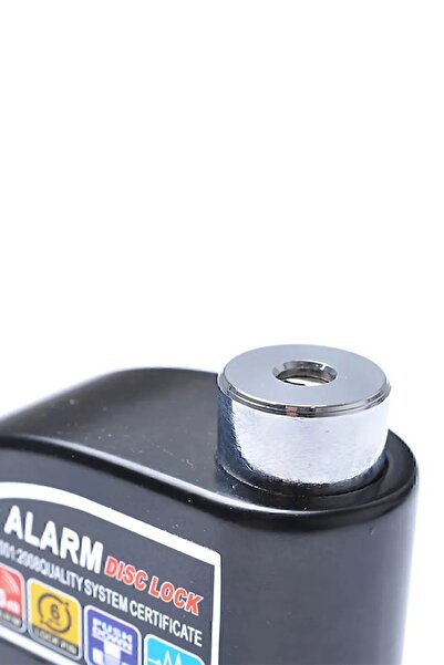 Genel Markalar 110 Db Siyah Motosiklet Alarmlı Disk Kilidi Hatırlatma Kablolu (SARI-SİYAH-YEŞİL-MAVİ-GRİ RENK)