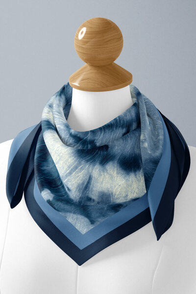 Modabutik G49 Desenli Saten Bandana