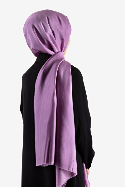 Vissona Kadın Fresh Ipek Şal Lila-2