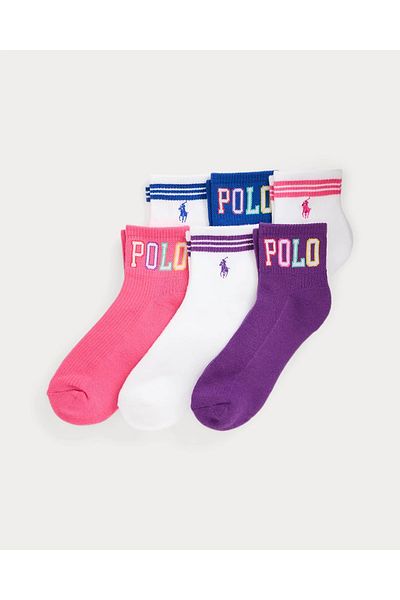 Polo Ralph Lauren Γυναικείες κάλτσες 6 συσκευασιών 455942332001