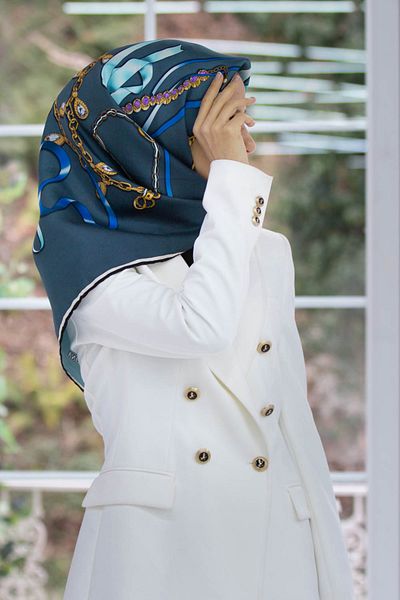 Vissona Μεταξωτό κασκόλ Twill