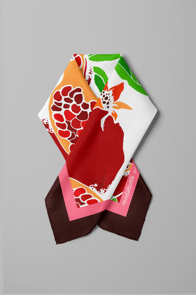 Modabutik C79 Nar Desenli Bandana