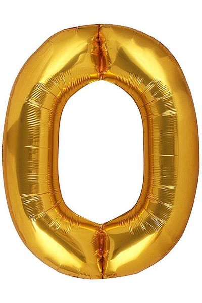 BeySüS 40 Inch Letter FOil BallOOn - GOld Letter O
