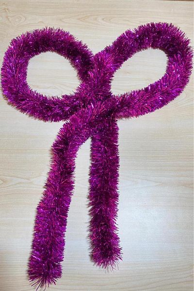 BeySüS 2 Meters Purple Pine Tree Ornament Glitter - New Year