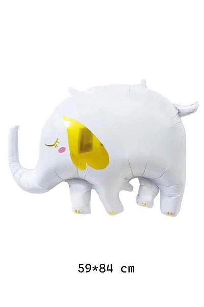 BeySüS White Elephant Foil Balloon