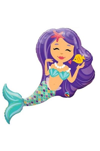 BeySüS Mermaid Foil Balloon