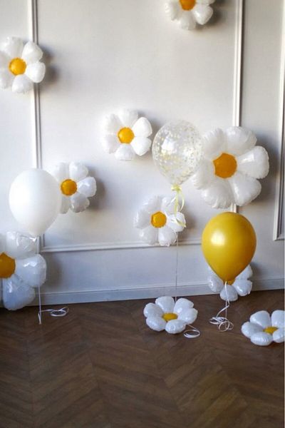 BeySüS Daisy Foil Balloon 3 Pieces