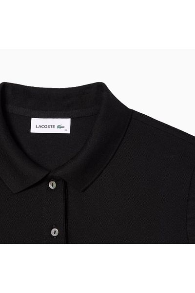 Lacoste Black Women's 3/4 Cotton Dress