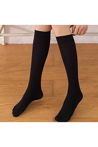 NESA 4 чифта дамски чорапи под коляното, средно дебели, 40' Den, 500*, черни