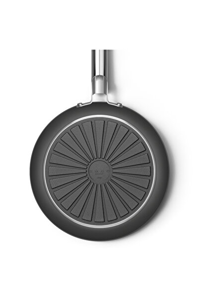 SMEG 50 Style Retro Black 28 cm Pan Ckff2801Blm