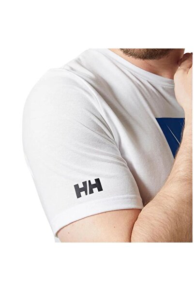 Helly Hansen Ανδρικό λευκό μπλουζάκι Hp Race Graphic ΑΝΔΡΙΚΟ ΜΠΛΟΥΖΑ HHA.34419