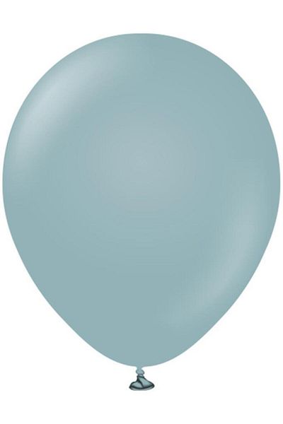 BeySüS 12 Inch 10-piece Storm BLue Retro Balloon