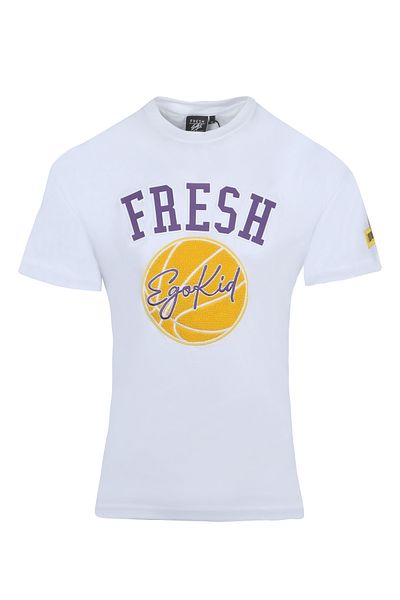 Fresh Ego Kid Ανδρικό μπλουζάκι Fek-10671-wht