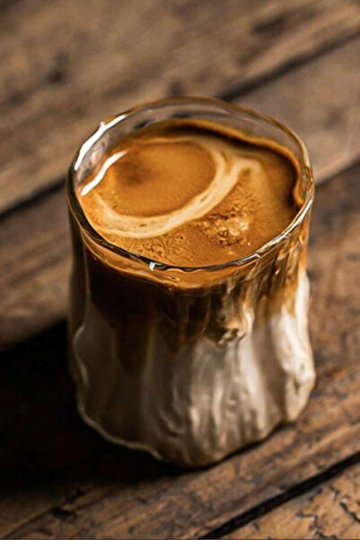 inmyhome DALGA FORMLU MEŞRUBAT SU LATTE 300 ML BARDAK