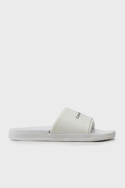 Calvin Klein Logo Slippers Ym0ym00361 Ybr Men's Slippers Ym0ym00361