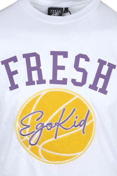 Fresh Ego Kid Ανδρικό μπλουζάκι Fek-10671-wht