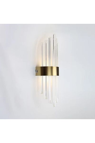 qwell Gold wall light, battery