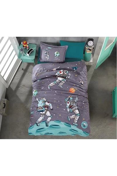 Clasy Youth and Children Single Duvet Cover Set 100% Cotton