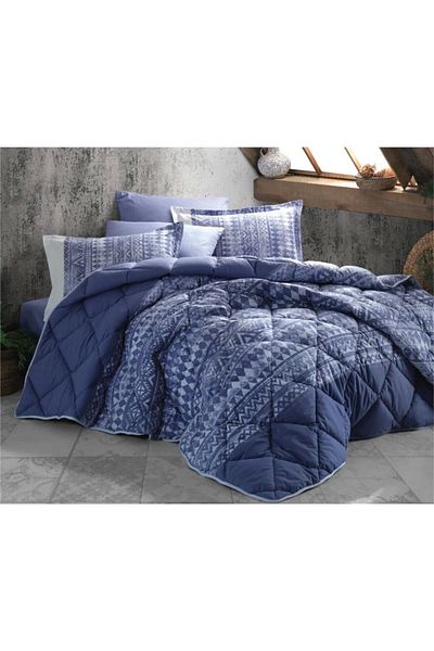 Clasy Ranforce Coza V2 Blue Single Sleeping Set