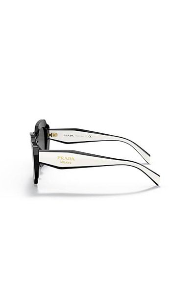 Prada Pr 16ys 09q5so 52 Geometric Black Color Dámské sluneční brýle Pr16y