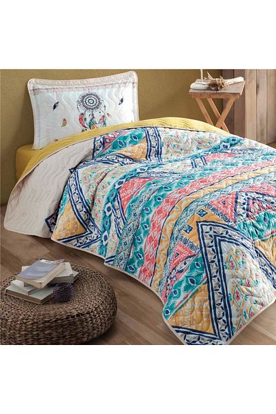 Clasy Ranforce 100% Cotton Single Bedspread Set