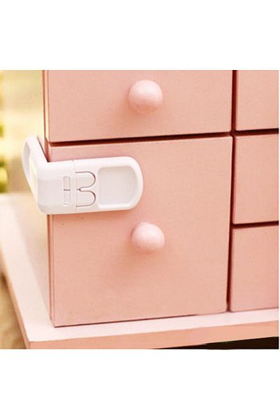 Evokids Double Button Drawer Lock (1 Pc) Child Baby Cabinet Lock
