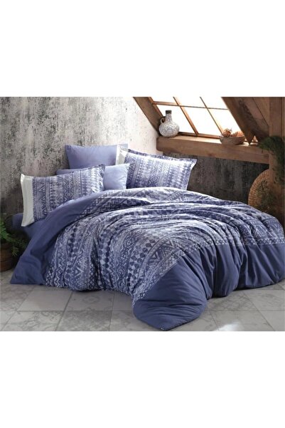 Clasy Coza V2 Blue - Ranforce Double Bedding Set
