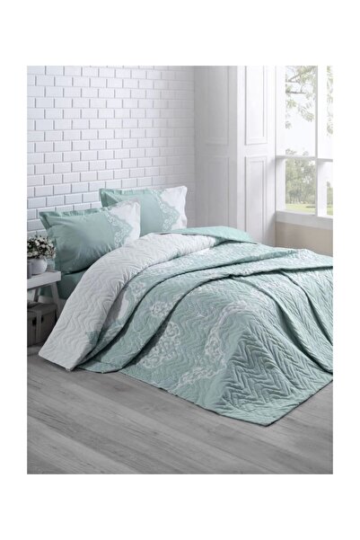 Clasy Çift Kişilik Ranforce Nevresim Takımı Pamuk Mikanos V1 Mint