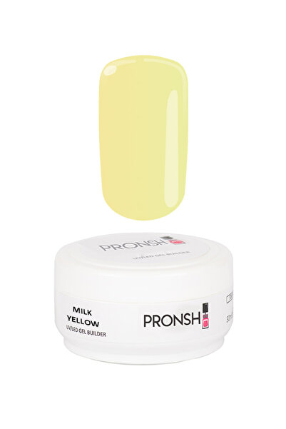 Pronsh Builder Jel 30ml Milk Yellow , Açık Sarı , (Butter Yellow) Uv/led Prot...