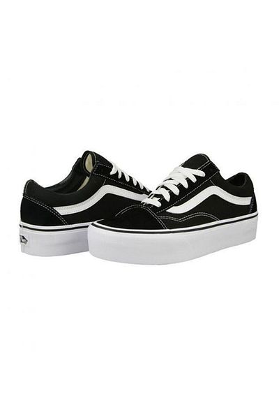Vans 0A3B3Uy281-R Ua Old Skool Platform Sports Shoes Black