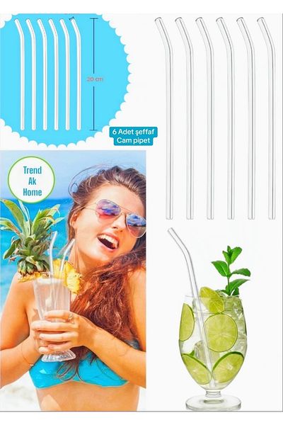OSKAR FIRÇA Glass Pipet 6Li Glass Pipette Thermosilicate (Heat Resistant)
