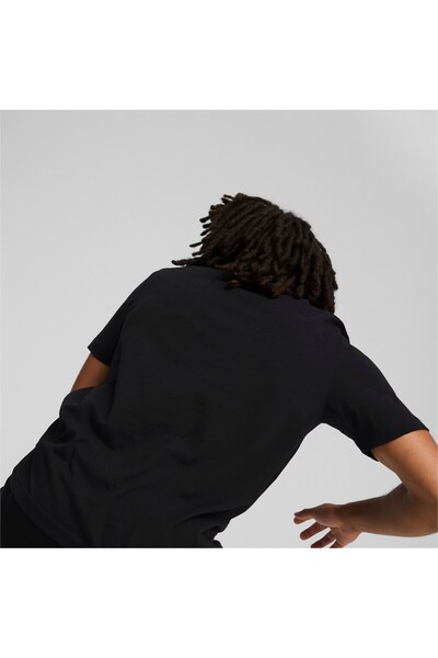 Puma Ανδρικό κοντομάνικο μπλουζάκι Bmw Mms Ess Logo Tee Black