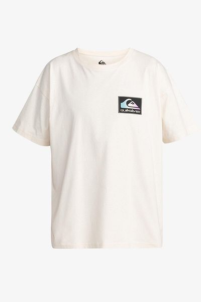 Quiksilver Back Flash Ss Erkek Bej Günlük Stil T-shirt Eqyzt07605-11492