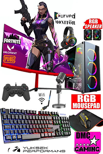 Dmc Nx49 (GTA 5) I5 3470,16GB RAM,512GB SSD,4GB GT740,24''100Hz Curved Oyuncu Masaüstü Bilgisayar