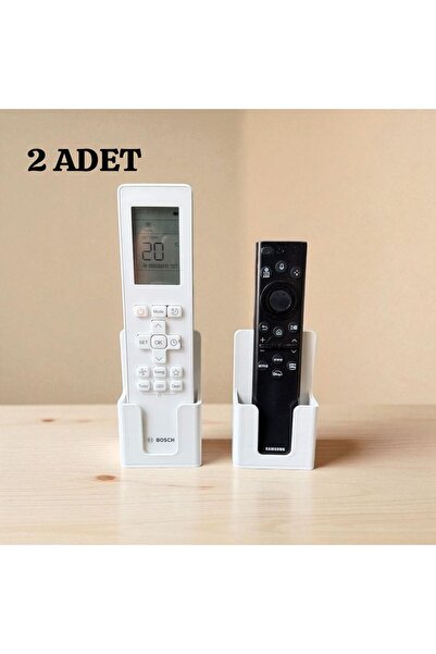 Nebron Duvara Monte Kumanda Tutacağı (5,5X3 CM IÇ ÖLÇÜ) -2adet- Yapışkanlı-tv...