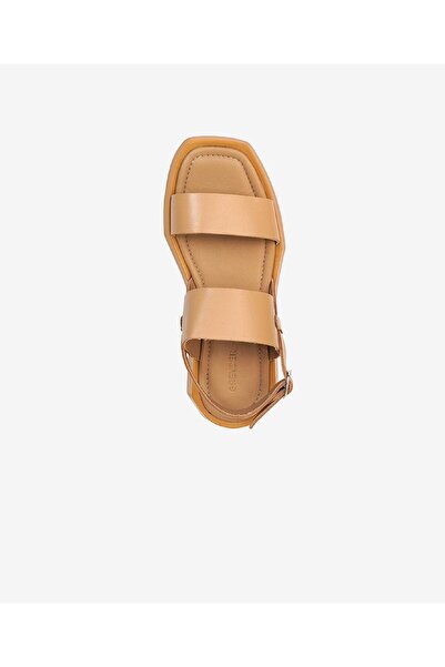 Greyder Kadın Krem Hakiki Deri Sandalet 3Y2TS50733