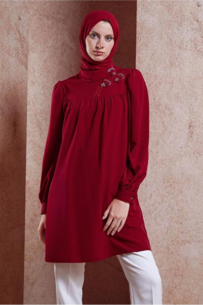 Alvina 42902 Model Hijab Tunica - Detaliu Piatra