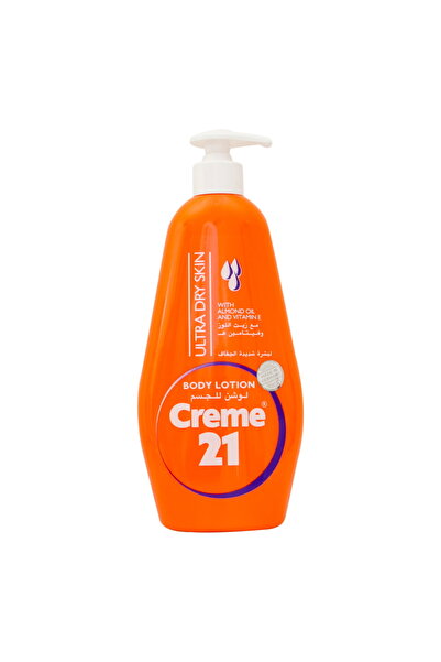 Creme 21 لوشن للجسم للبشرة شديدة الجفاف 600 مل - تغذية عميقة وترطيب يدوم 48 ساعة