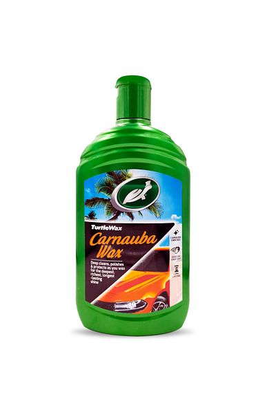 Turtle Wax Carnauba Wax 500ml – Deep Cleans, Polishes And Protects With Long-lasting Shine