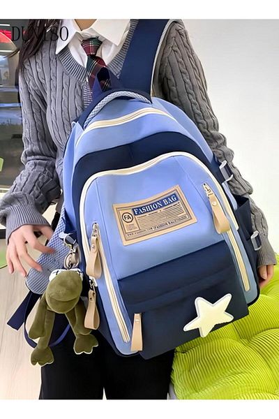 fun zone 4pcs Kids School Backpack Set Canvas Laptop School Bag Sets