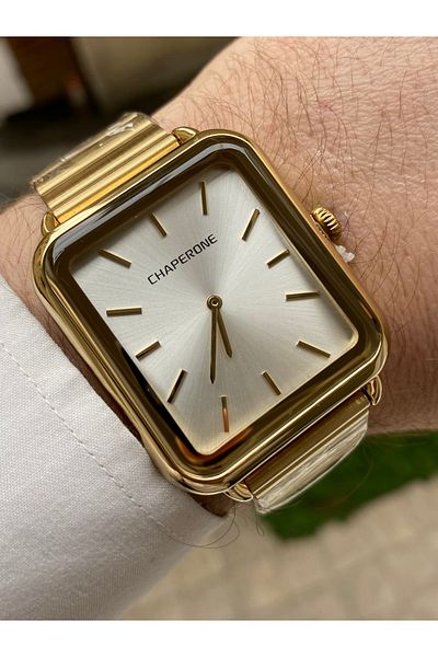 Reward Square Waterproof Steel Men Wrist Watch Bangle Gift