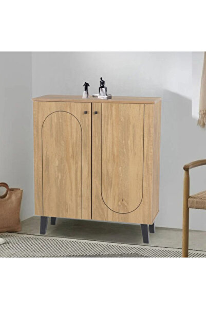 DEC13 دولاب احذيه بتصميم مميز وعصرى مقاس 80 سم