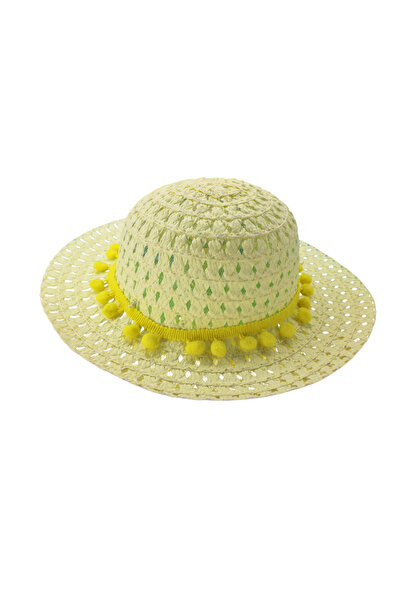 EYMİRGİYİM Шапка за момичета с сламен вид, възраст 1-7 години