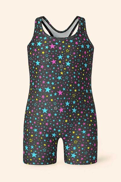 My Kids Wear Girl's Swimmer Jumpsuit Swimsuit 5-15 Years 11821