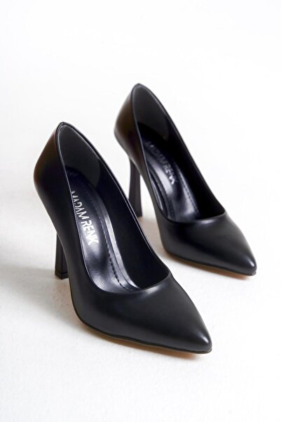 Multi Polo Siyah Klasik Stiletto