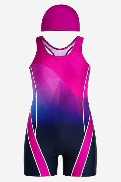My Kids Wear Swimsuit for Girls with Swimming Shorts (Bones)