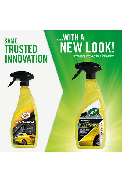Turtle Wax Hybrid Waterless Wash & Wax 750ml, Car Spray Wash & Wax