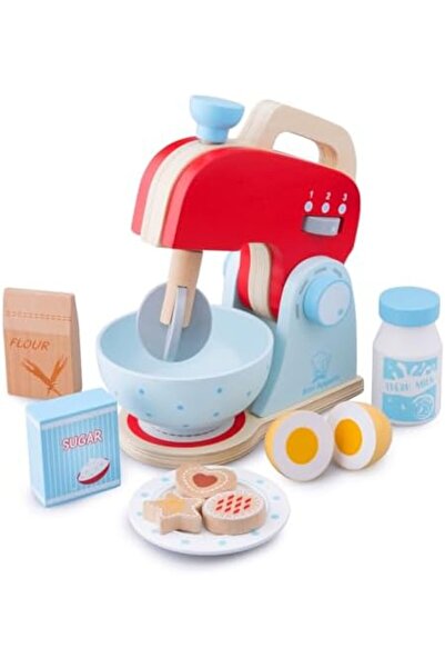 New Classic Toys Eitech New Classic Toys Wood Mixer Set Junior, Red (7 Pieces) - 10702